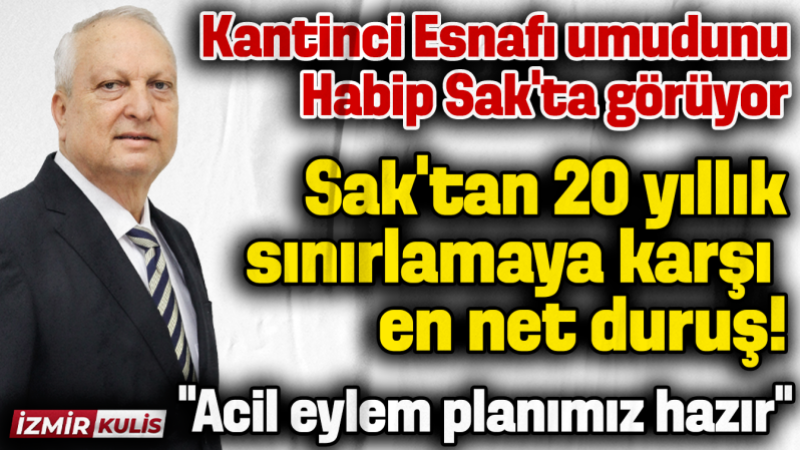 İzmir Kantinci Esnafının umudu: Habip Sak, sorunlara çözüm getiriyor!