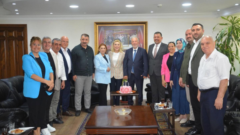 Başdaş ve Bursalı’dan İESOB Başkanı Yalçın Ata’ya Hayırlı Olsun Ziyareti