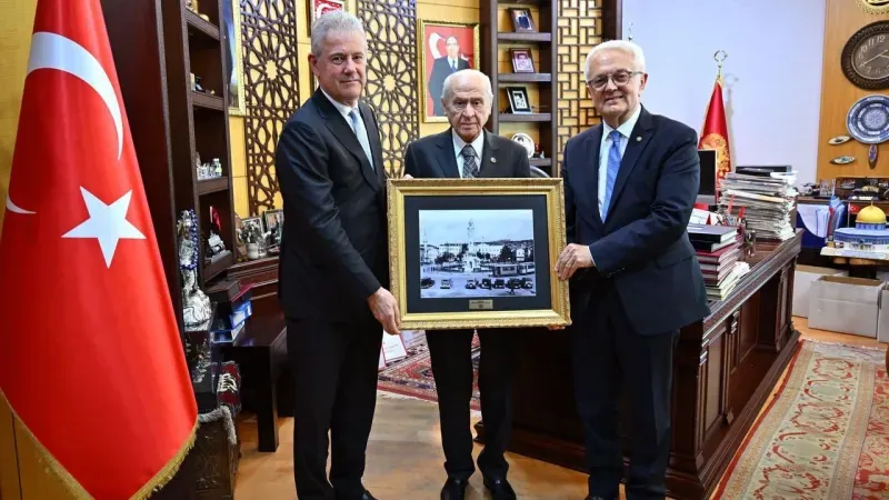 İZTO heyetinden Devlet Bahçeli’ye ziyaret!