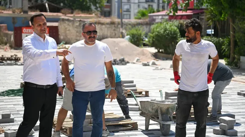 Bornova’da Tarihi Çarşı ve Köşkler Bölgesi Yenileniyor