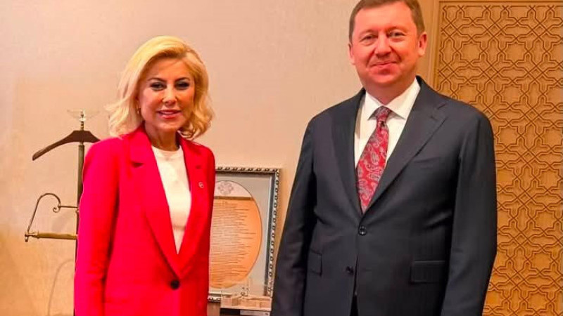 Şebnem Bursalı Aksoy'dan Cumhurbaşkanlığı Külliyesi'ne ziyaret