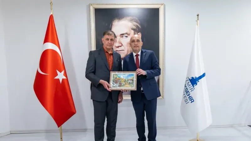 İzmir Büyükşehir Belediye Başkanı Cemil Tugay, Kırcaali heyetini ağırladı